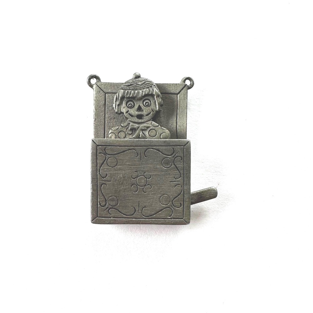 Vintage Raggedyโ Ann Andy Necklace Pewter Andy is a pop up